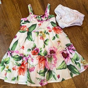 Janie and Jack Dress and Diaper Cover